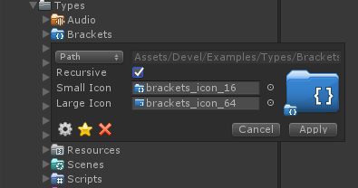 Configuration dialog