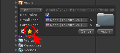 Configuration dialog